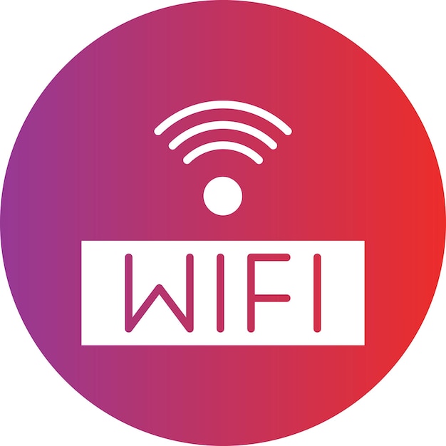 Plik wektorowy wektorowy styl ikony wi-fi