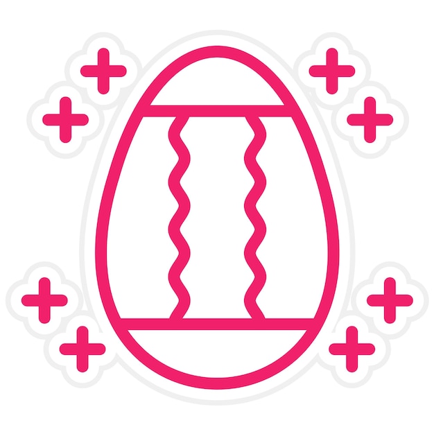 Plik wektorowy wektorowy styl ikony złotego jajka