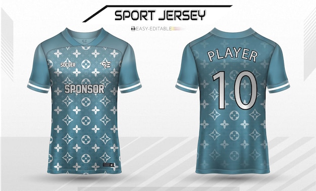 Wektorowy szablon koszulki sportowej