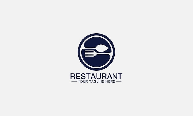 Wektorowy szablon projektowania logo restauracji