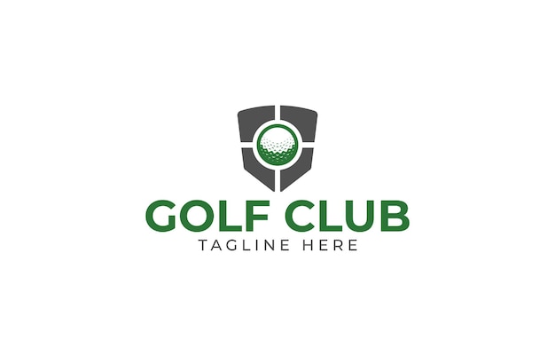 Plik wektorowy wektorowy szablon projektu logo klubu golfowego