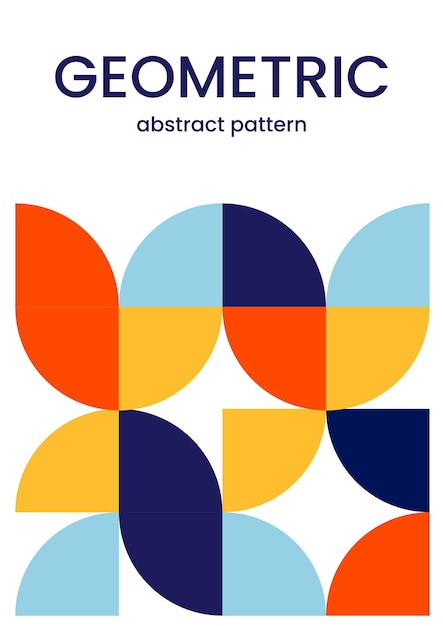Wektorowy wzór geometryczny Prosty i minimalistyczny abstrakcyjny wzór
