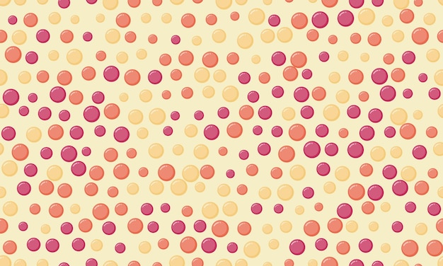 Wektorowy wzór polka z okręgami geometrycznymi Doskonały do wzorów tekstylnych tapety lub modnych tła plakatów w abstrakcyjnym minimalistycznym stylu