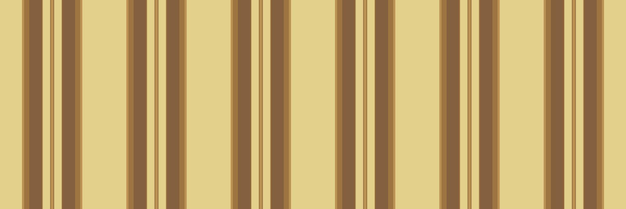 Wektorowy wzór tekstury romańskiej USA Lines Vertical Fabric 40s Seamless Stripe Background Textile w kolorze pomarańczowym i żółtym