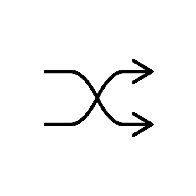 Wektorowy zarys zestawu znaków ikony logo