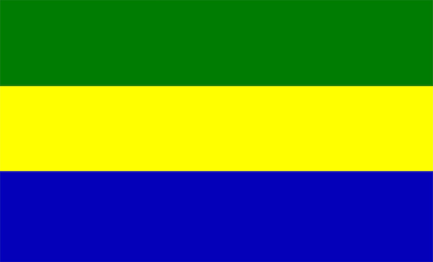 Wektory Projektu Flagi Gabonu
