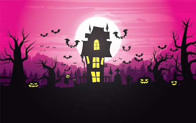 Wesołego halloween tła, Halloween.
