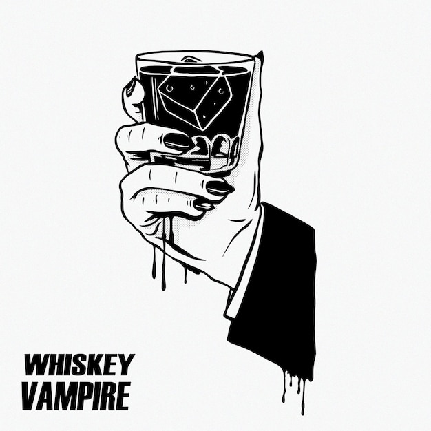 Plik wektorowy whiskey vampire