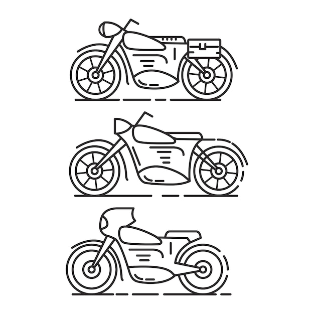 Widok Z Boku Motocykla Pojazdu