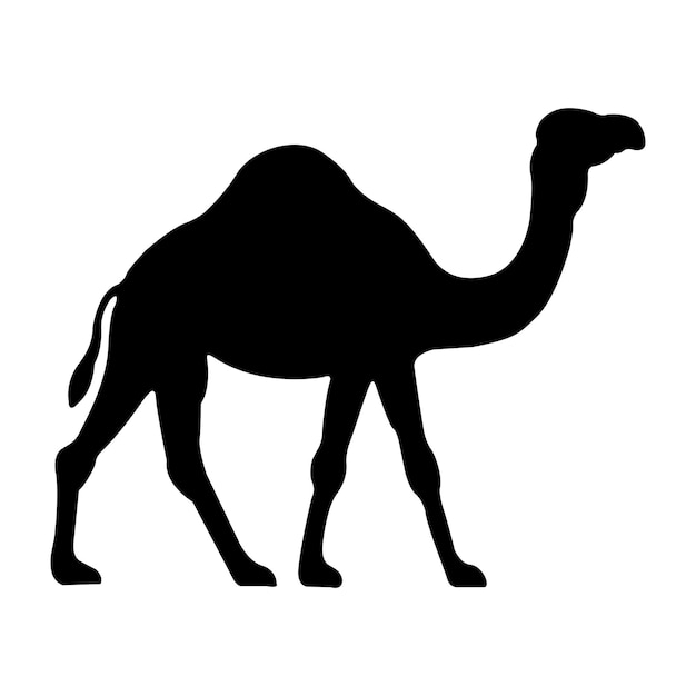 Wielbłąd Ikona Logo Wektor Szablon Projektu