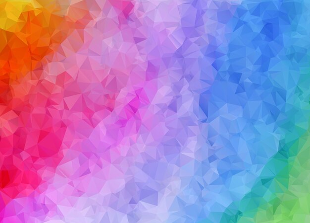 Plik wektorowy wielokątny kolorowy wzór trójkątów geometryczne tło gradientowe trójkątny projekt dla internetowej szablon biznesowy broszura karta plakat projekt banera
