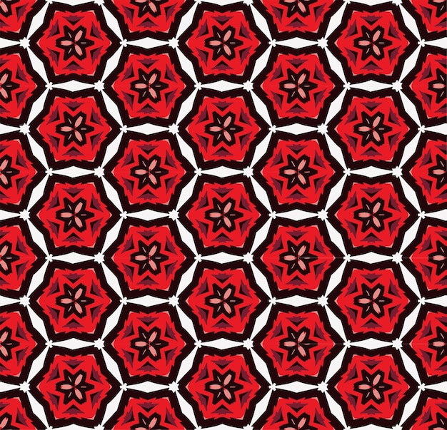 Wielokolorowy bezszwy abstrakcyjny wzór Tło i tło Wielokolorowe kolorowe ozdobne wzory Kolorowe ozdoby mozaikowe Ilustracja graficzna wektorowa