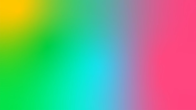 wielokolorowy, żywy, świeży gradient kolorów