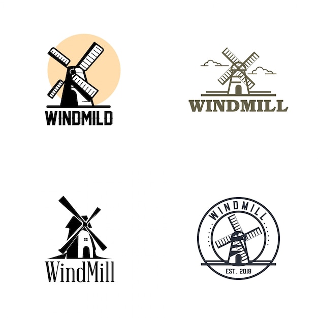 Plik wektorowy windmild logo