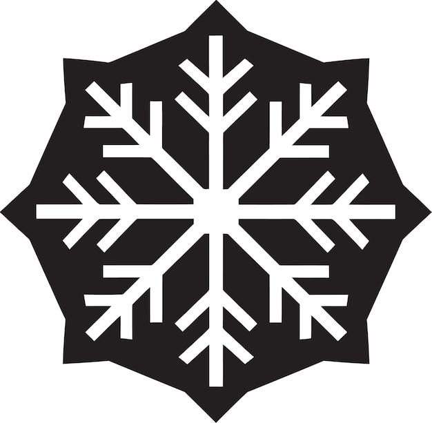 Plik wektorowy winterland wonderland snowflake icon design arctic symphony wektor logo emblem