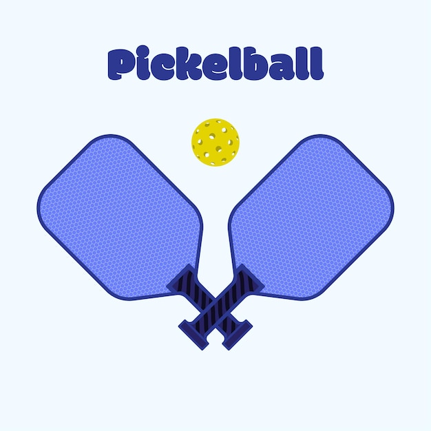 Wiosło Pickleball I Piłka Kolorowe