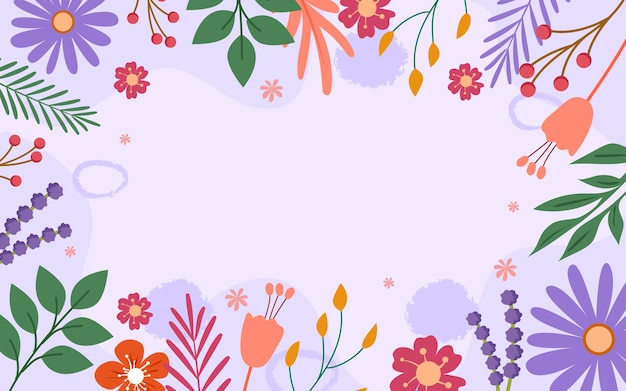 Wiosna Floral Background