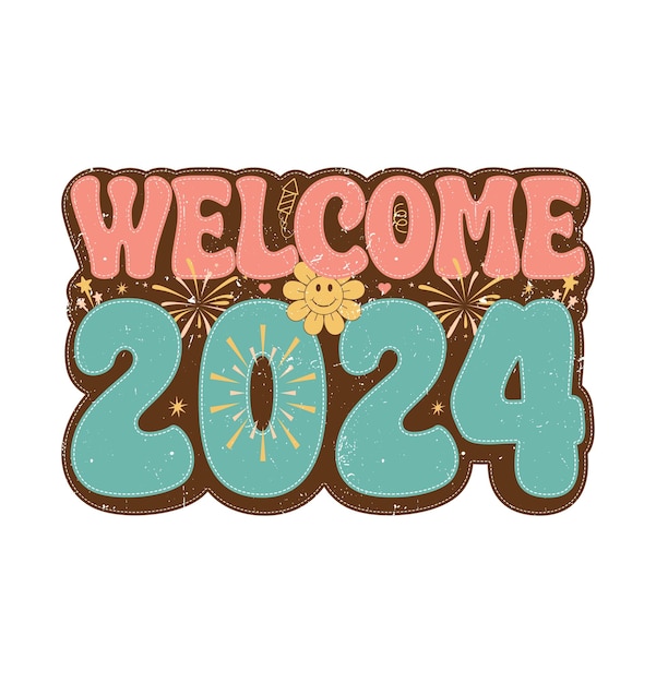 Witamy Projekt Koszulki Retro Na Nowy Rok 2024