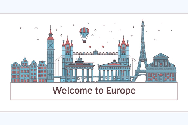 Witamy w Europeposter