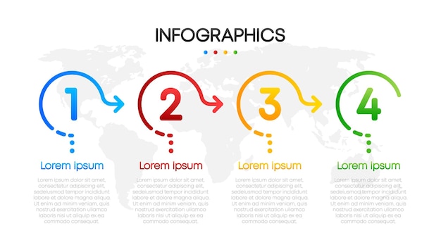 Wizualizacja Danych Biznesowych Infografika Kwadratowa Ramka Prosty Szablon Projektu Infografiki