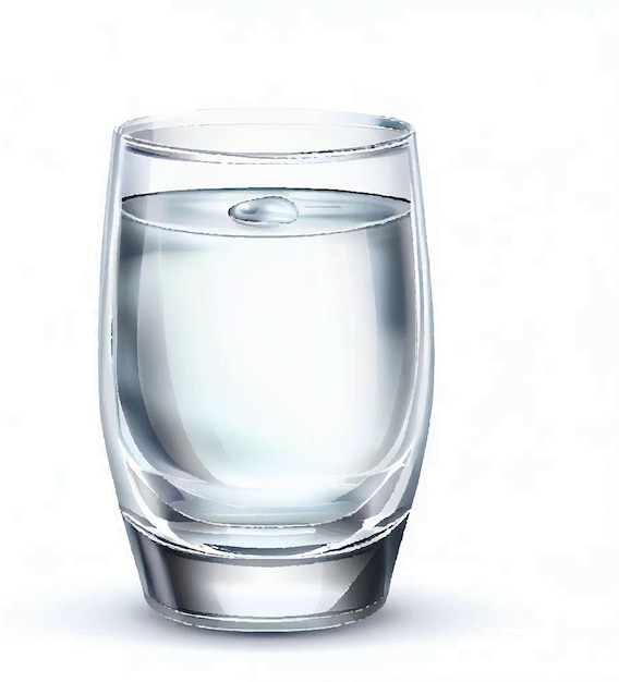 wodna gin szklana alkoholowa ilustracja wektorowa