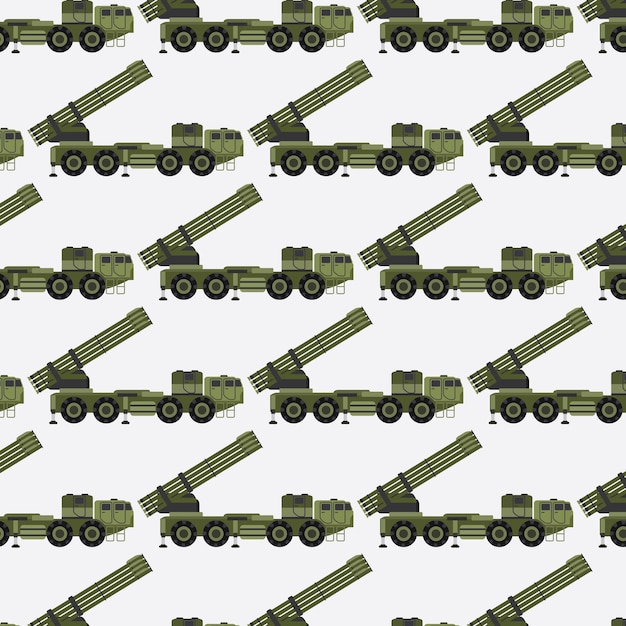 Wojskowy Uzbrojony Samochód Wzór Tapety Ilustracja Tło