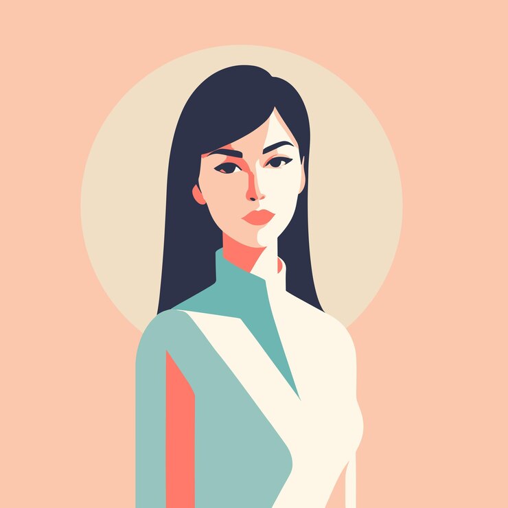 Wektor wolna ilustracja wektorowa kobiet