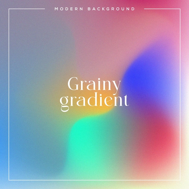 Wolny gradient wektorowy kolorowy gradient ziarniste tło