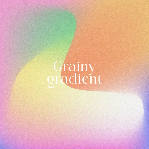 Wolny gradient wektorowy kolorowy ziarnisty gradient tła