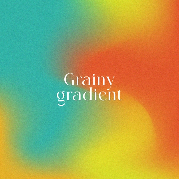 Wolny gradient wektorowy kolorowy ziarnisty gradient tła