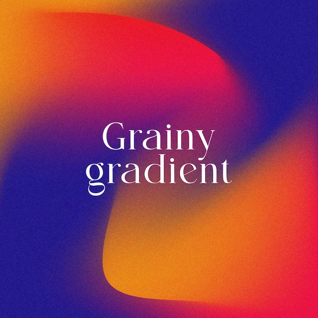 Wolny gradient wektorowy kolorowy ziarnisty gradient tła