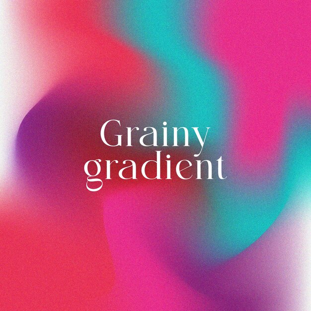 Wolny gradient wektorowy kolorowy ziarnisty gradient tła