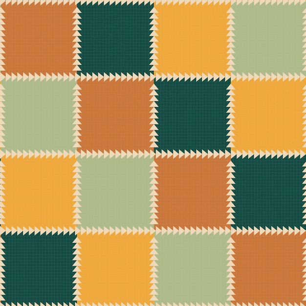 Współczesny wzór siatki patchwork