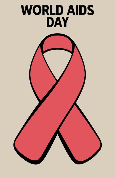 Wstążka Światowego Dnia AIDS z okazji tego dnia