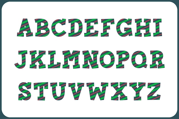 Plik wektorowy wszechstronna kolekcja ozdobnych liter alfabetu do różnych zastosowań