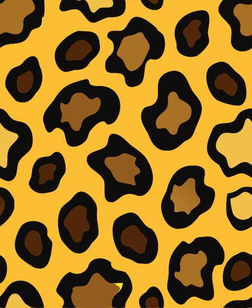 Wybitny wzór leopardowy Stylowy wzór zwierzęcy