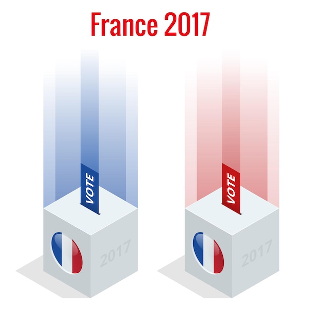Wybory Prezydenckie We Francji 2017, Z Przodu Urna Wyborcza.