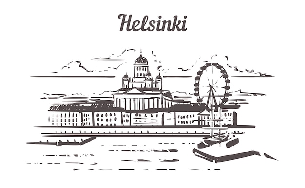 Wyciągnąć Rękę Panoramę Helsinek