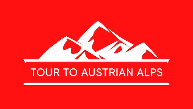 Wycieczka do austriackich Alp Logo austriackich gór