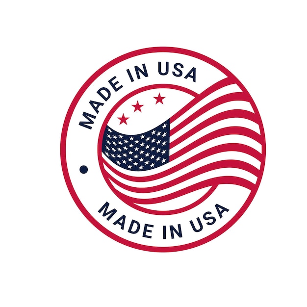 Wykonane w USA logo wektor logo