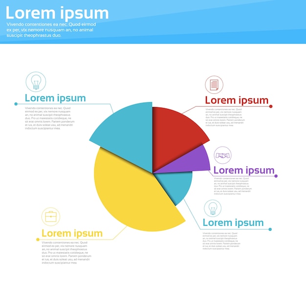 Wykres Set Finance Diagram Infograficzna Ikona