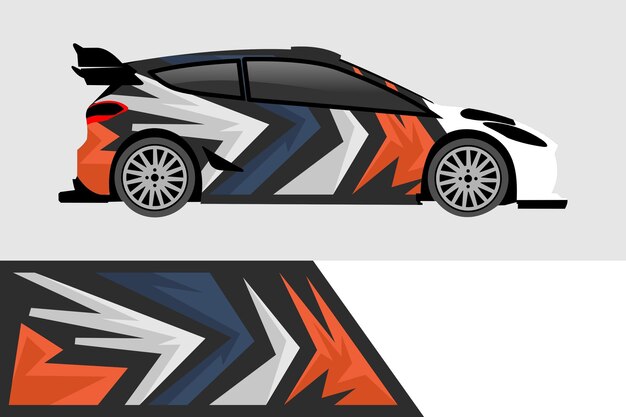 Wyścig Decal Wrap Vector Design