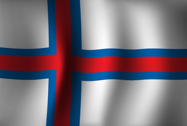 Wyspy Owcze Flaga Tło Macha 3d Narodowy Dzień Niepodległości Banner Tapeta