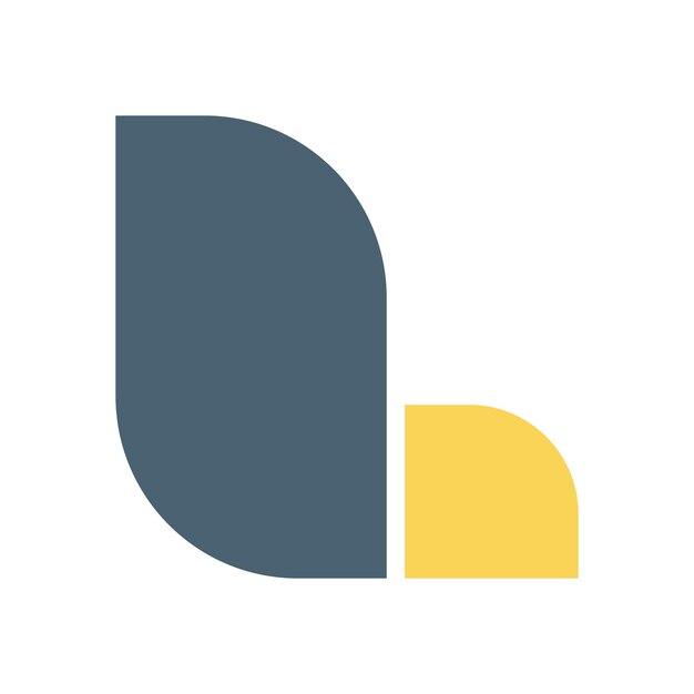 Wyświetlanie Czcionki Wektorowej Bauhaus Logo Tłustej Litery L Alfabetu Geometryczna Czcionka Abc