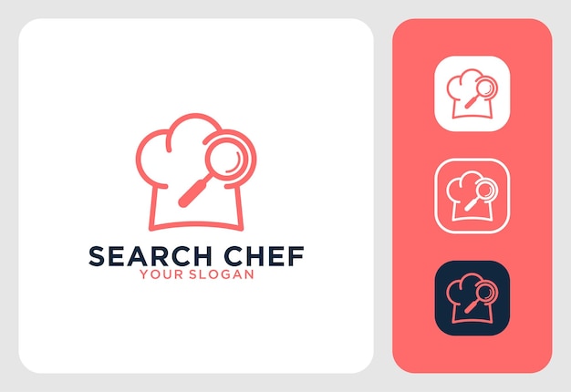 Wyszukaj Projekt Logo Linii Szefa Kuchni