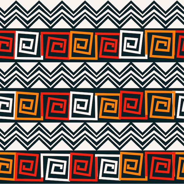 Plik wektorowy wzór afryki plemiennych azteków