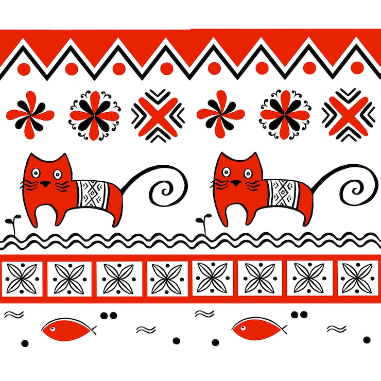 Wektor wzór etniczne motywy geometryczne bezszwowe tło. geometryczne kształty sprites plemienne motywy odzież tkanina tekstylna nadruk tradycyjny wzór z trójkątami. ilustracja wektorowa