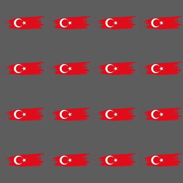 Plik wektorowy wzór flagi turcji 11