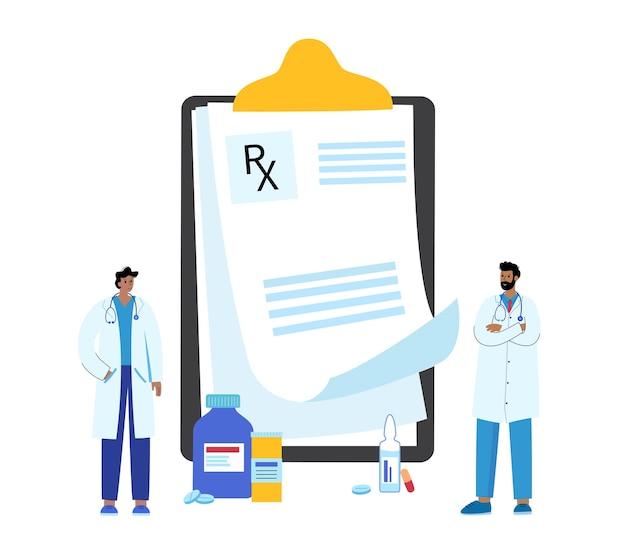 Plik wektorowy wzór formularza rx