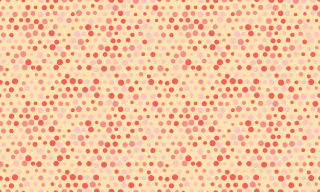 Wzór kropek polka z kolorowymi okrągłymi plamami idealny dla tkanin włókienniczych, bezszwowych tapet i abstrakcyjnych tła z geometrycznym dotykem